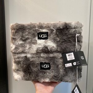 NWT UGG Marissa White and Gray Medium Bins (2)